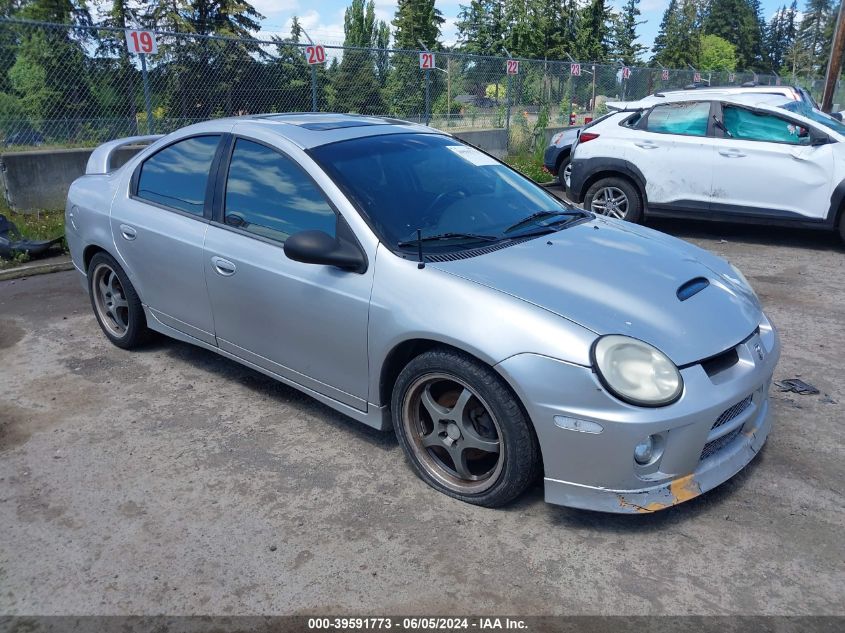 2004 Dodge Srt4 Srt-4 VIN: 1B3AS66S94D562232 Lot: 39591773