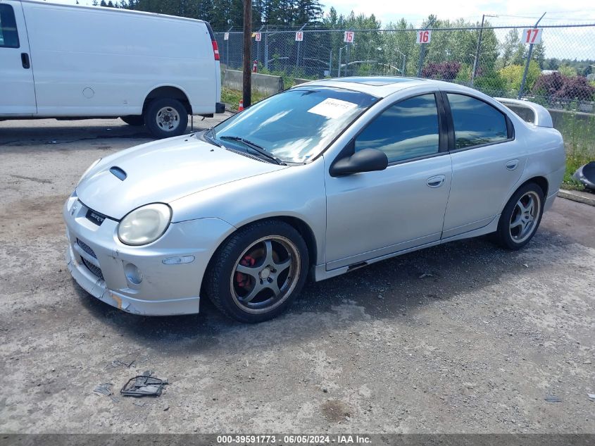 2004 Dodge Srt4 Srt-4 VIN: 1B3AS66S94D562232 Lot: 39591773