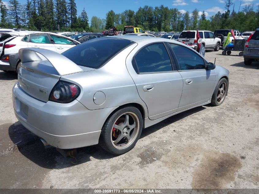 2004 Dodge Srt4 Srt-4 VIN: 1B3AS66S94D562232 Lot: 39591773