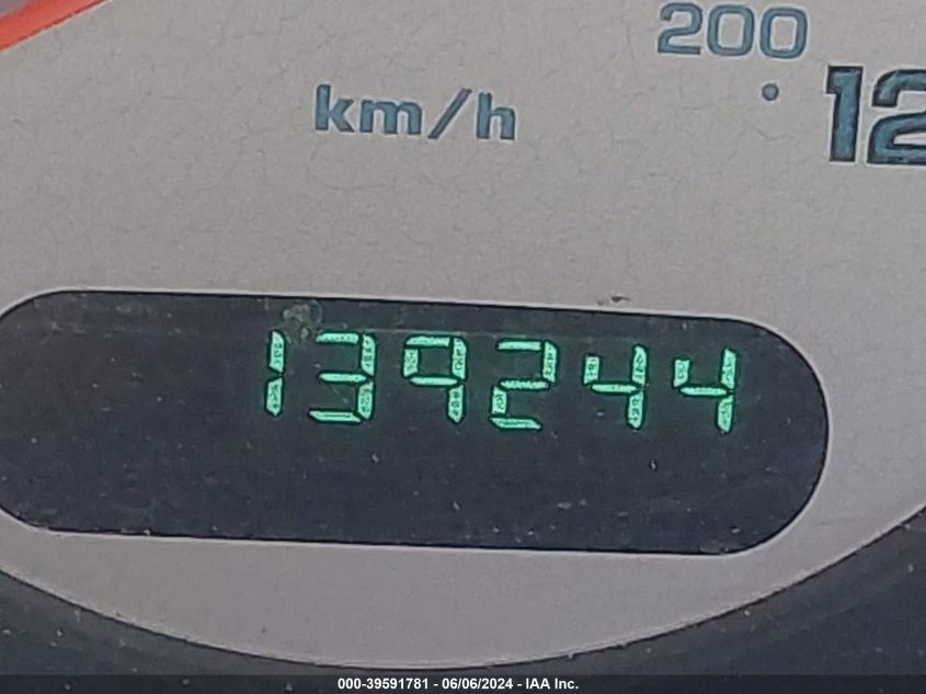 2002 Chrysler Town & Country Lx VIN: 2C4GP44392R651707 Lot: 39591781