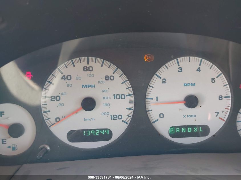 2002 Chrysler Town & Country Lx VIN: 2C4GP44392R651707 Lot: 39591781