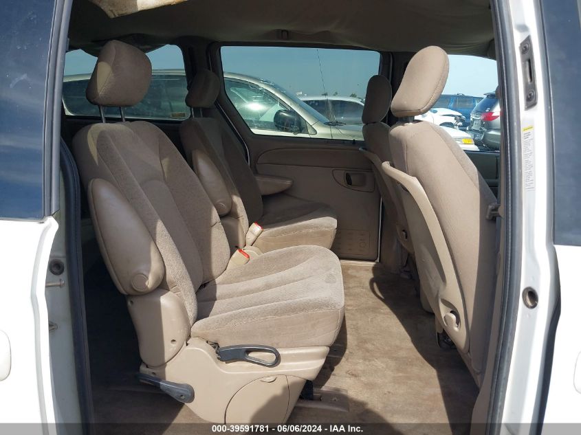 2002 Chrysler Town & Country Lx VIN: 2C4GP44392R651707 Lot: 39591781