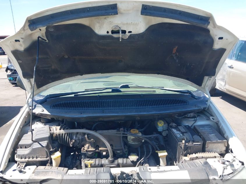 2002 Chrysler Town & Country Lx VIN: 2C4GP44392R651707 Lot: 39591781