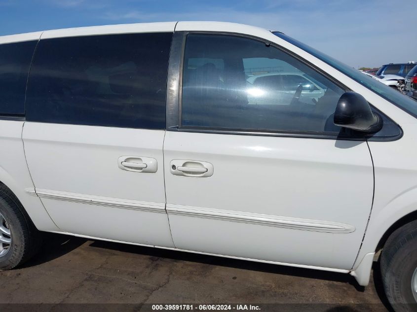 2002 Chrysler Town & Country Lx VIN: 2C4GP44392R651707 Lot: 39591781