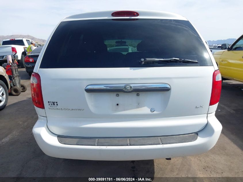 2002 Chrysler Town & Country Lx VIN: 2C4GP44392R651707 Lot: 39591781