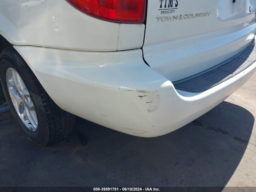 2002 Chrysler Town & Country Lx VIN: 2C4GP44392R651707 Lot: 39591781