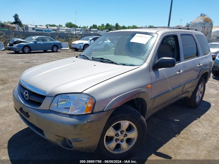 2001 Mazda Tribute Dx V6 VIN: 4F2YU07121KM34819 Lot: 39591795