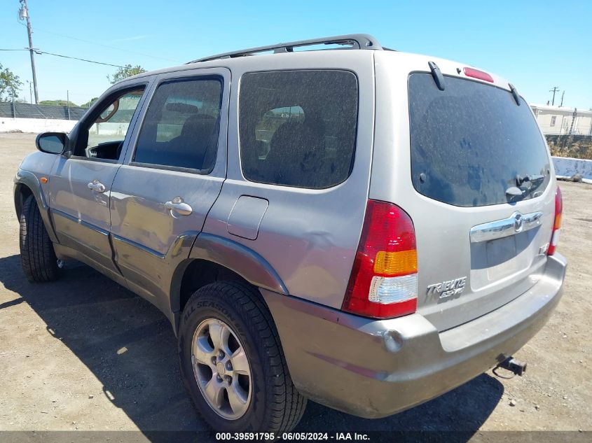 2001 Mazda Tribute Dx V6 VIN: 4F2YU07121KM34819 Lot: 39591795