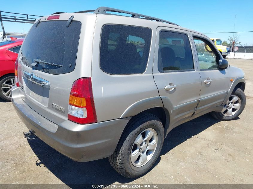 2001 Mazda Tribute Dx V6 VIN: 4F2YU07121KM34819 Lot: 39591795