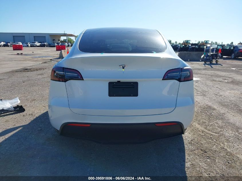 2024 Tesla Model Y Rwd VIN: 7SAYGDED6RF066040 Lot: 39591806