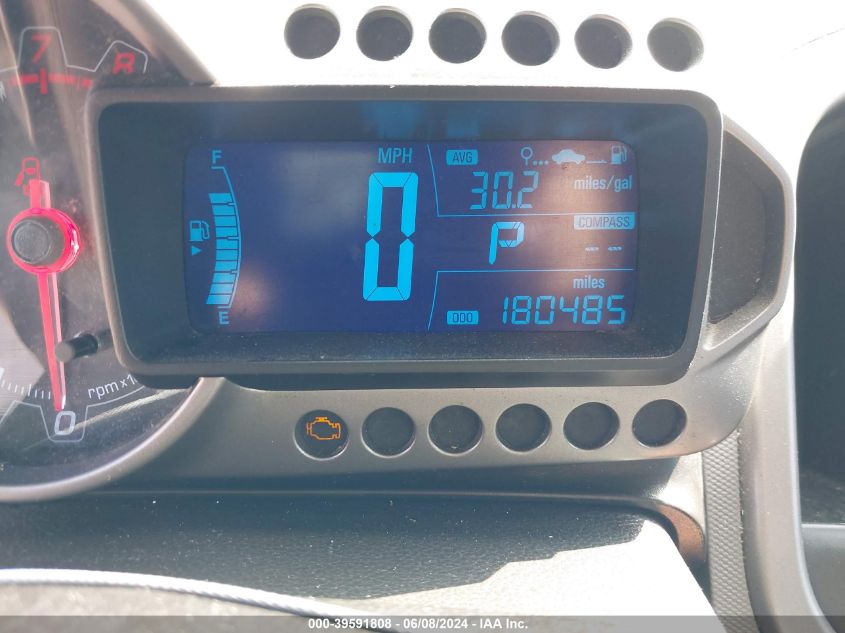 2013 Chevrolet Sonic Lt Auto VIN: 1G1JC5SB8D4153207 Lot: 39591808