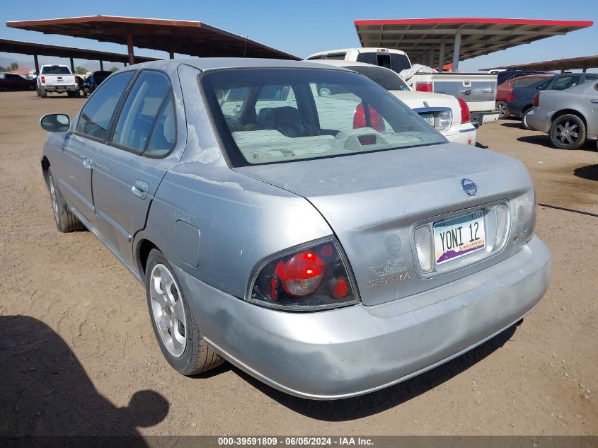 2003 Nissan Sentra Gxe VIN: 3N1CB51D03L810650 Lot: 39591809