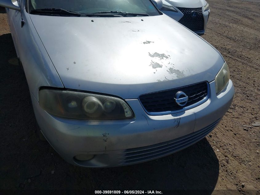 2003 Nissan Sentra Gxe VIN: 3N1CB51D03L810650 Lot: 39591809