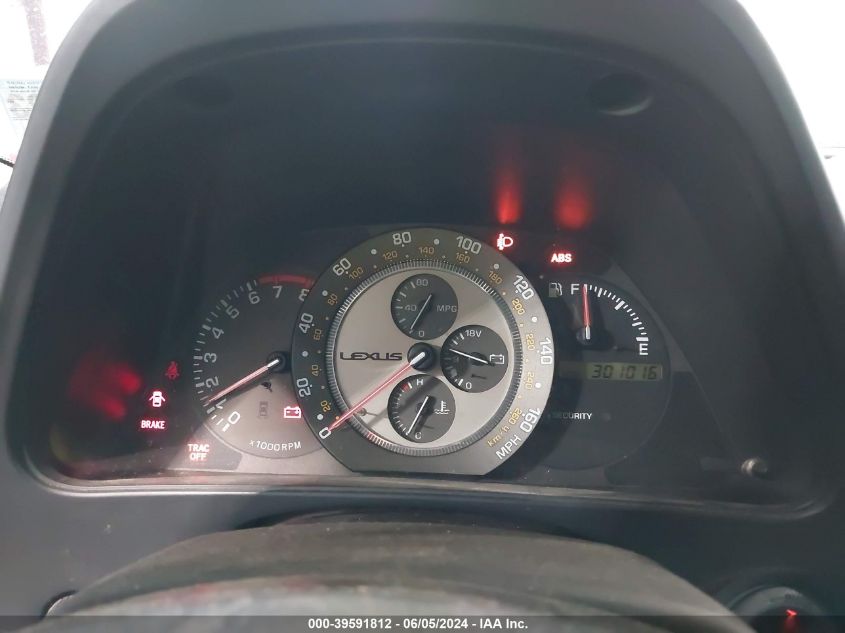 2002 Lexus Is 300 Base W/5-Speed Manual VIN: JTHBD192520058016 Lot: 39591812