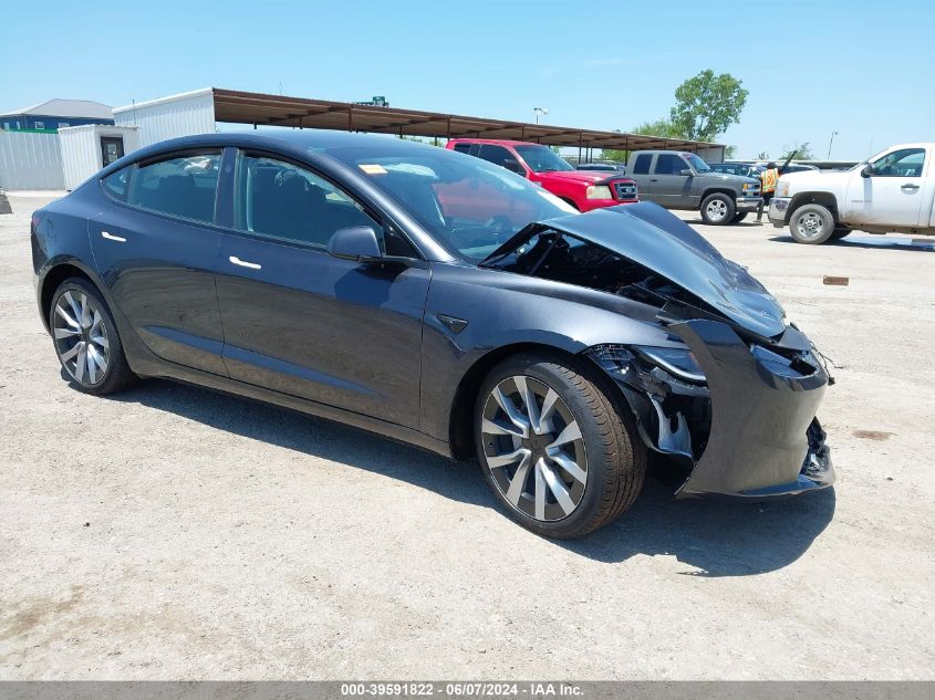 5YJ3E1EA2RF751637 2024 TESLA MODEL 3 - Image 1