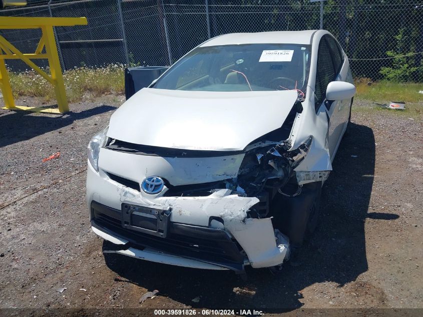 2015 Toyota Prius Two VIN: JTDKN3DU9F1978430 Lot: 39591826