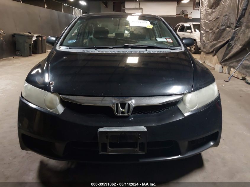 2009 Honda Civic Lx VIN: 2HGFA16539H319547 Lot: 39591862