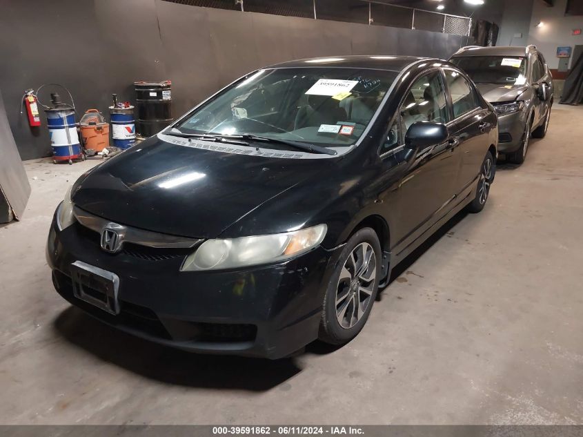 2009 Honda Civic Lx VIN: 2HGFA16539H319547 Lot: 39591862