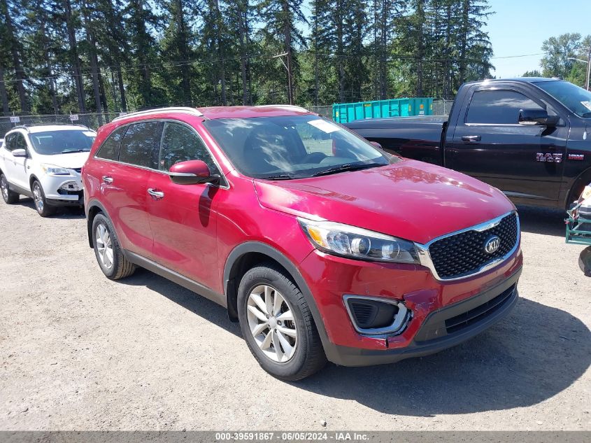 2017 KIA SORENTO 3.3L LX - 5XYPG4A50HG302776