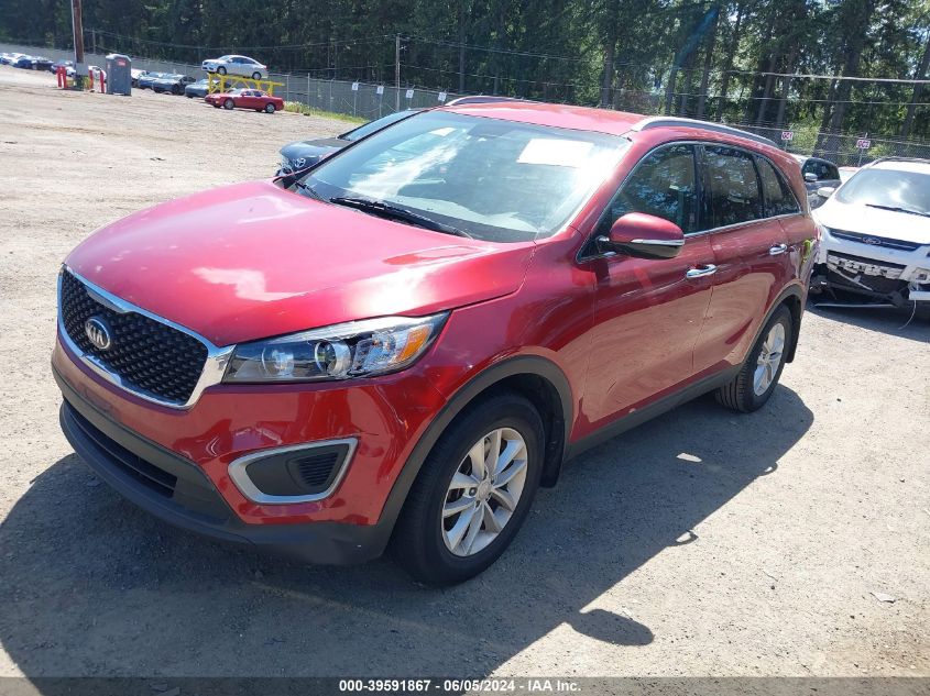 2017 KIA SORENTO 3.3L LX - 5XYPG4A50HG302776