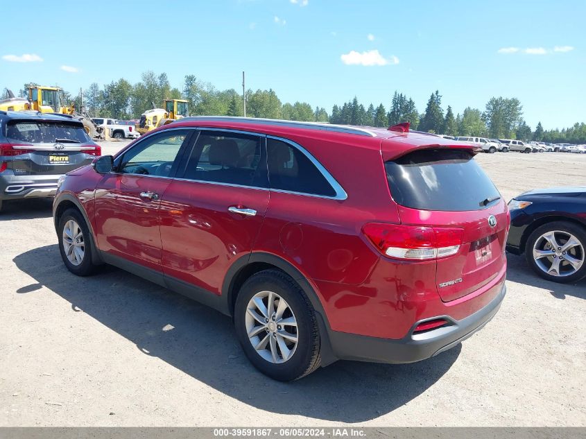 2017 KIA SORENTO 3.3L LX - 5XYPG4A50HG302776