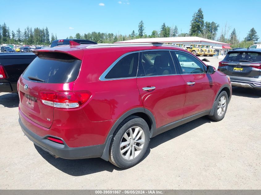 2017 KIA SORENTO 3.3L LX - 5XYPG4A50HG302776