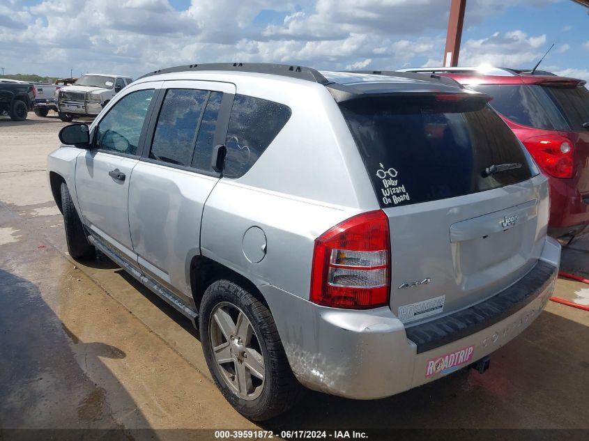 2007 Jeep Compass Sport VIN: 1J8FF47W87D302934 Lot: 39591872