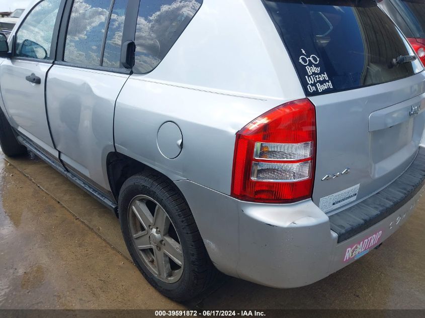 2007 Jeep Compass Sport VIN: 1J8FF47W87D302934 Lot: 39591872