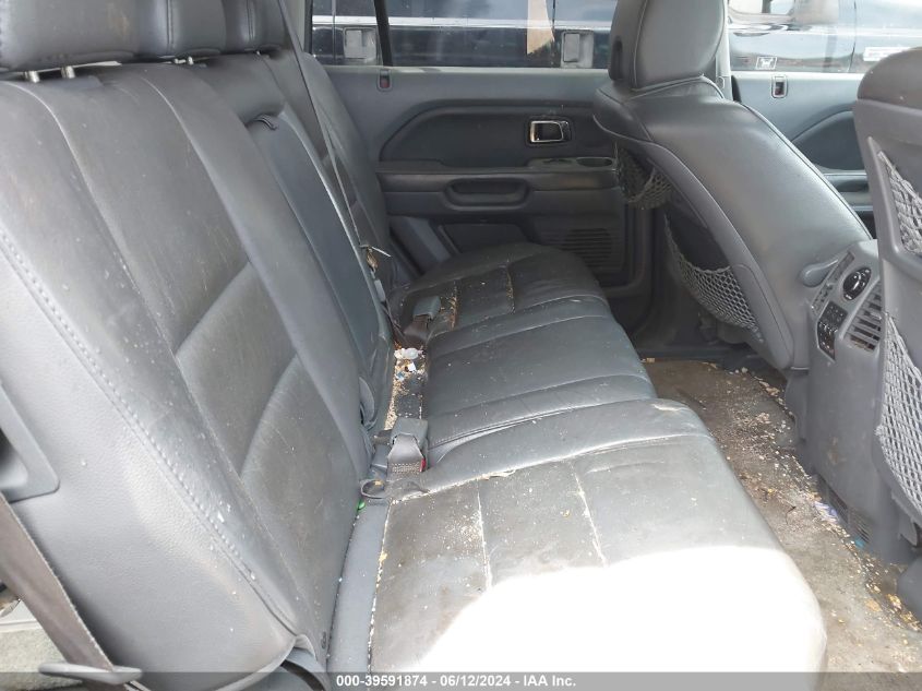 2006 Honda Pilot Ex-L VIN: 5FNYF28636B016399 Lot: 39591874