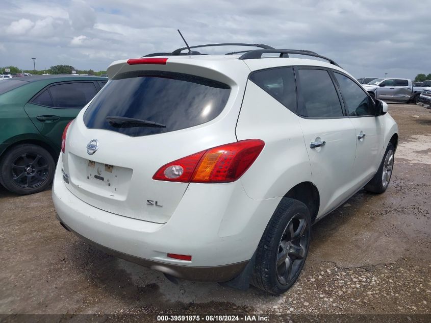 2009 Nissan Murano Sl VIN: JN8AZ18U09W003311 Lot: 39591875