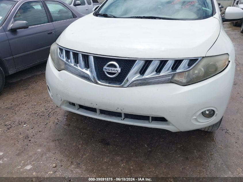 2009 Nissan Murano Sl VIN: JN8AZ18U09W003311 Lot: 39591875