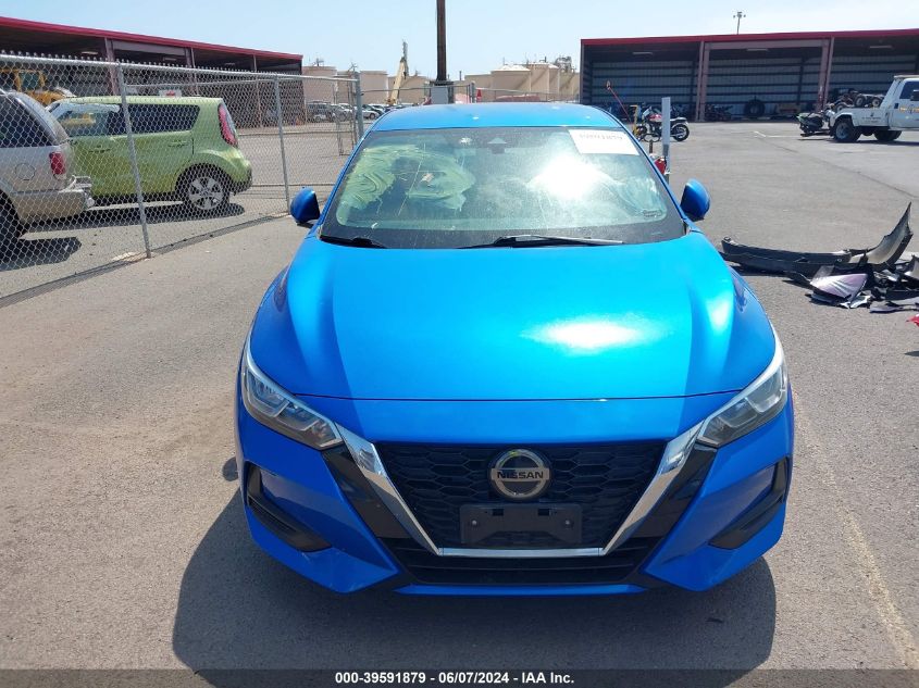 2020 Nissan Sentra Sv Xtronic Cvt VIN: 3N1AB8CV3LY233582 Lot: 39591879