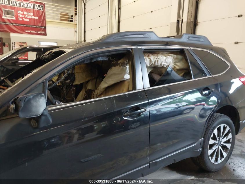 2017 Subaru Outback 2.5I Limited VIN: 4S4BSANC8H3225736 Lot: 39591888