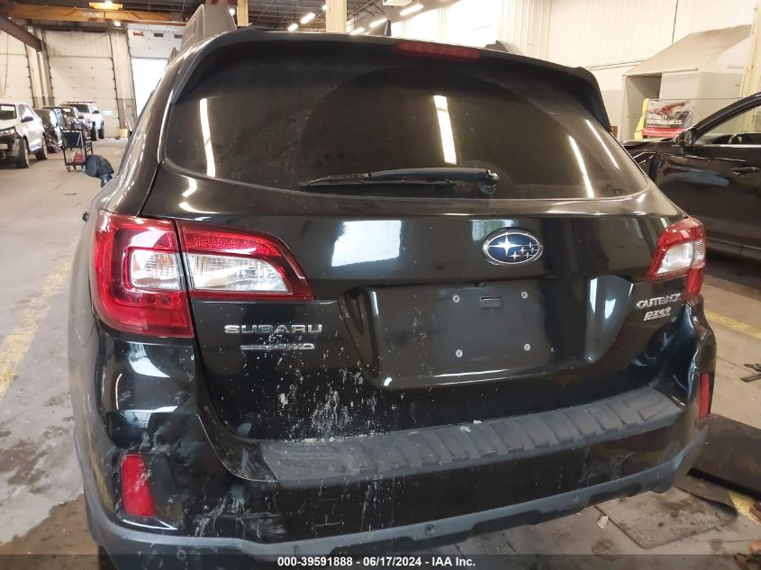 2017 Subaru Outback 2.5I Limited VIN: 4S4BSANC8H3225736 Lot: 39591888