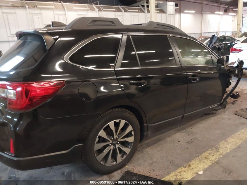 2017 Subaru Outback 2.5I Limited VIN: 4S4BSANC8H3225736 Lot: 39591888