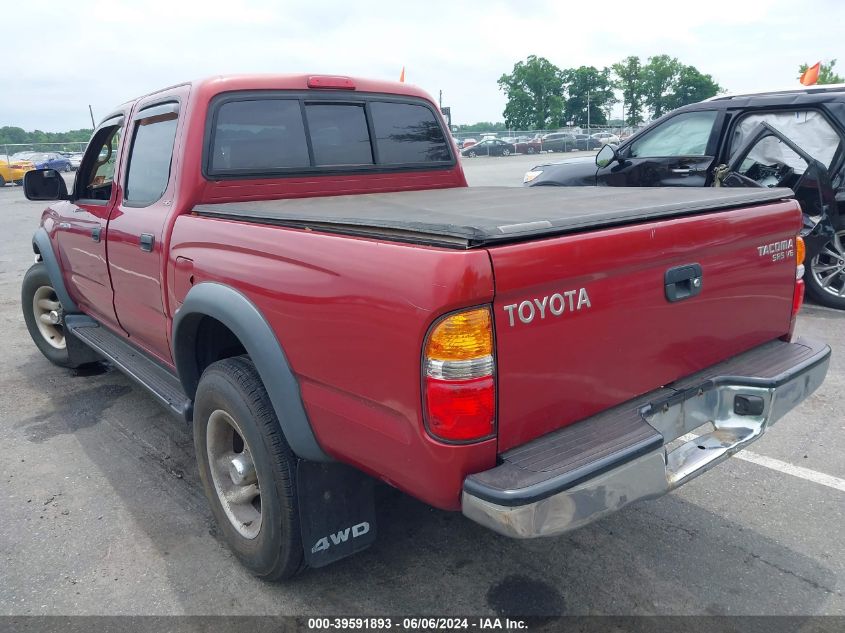 2004 Toyota Tacoma Base V6 VIN: 5TEHN72N94Z346480 Lot: 39591893