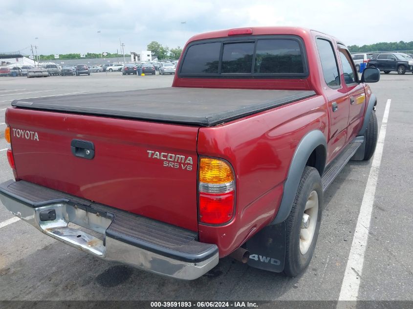 2004 Toyota Tacoma Base V6 VIN: 5TEHN72N94Z346480 Lot: 39591893