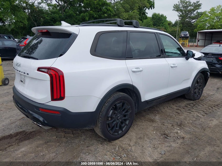 2022 Kia Telluride Sx VIN: 5XYP5DHC4NG289097 Lot: 39591898