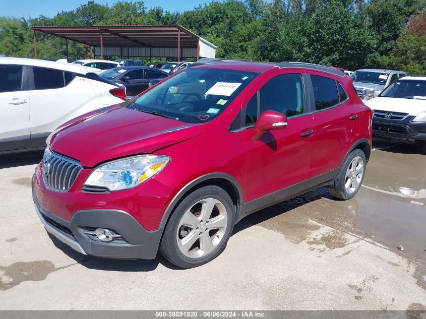 2016 Buick Encore Convenience VIN: KL4CJBSB0GB595588 Lot: 39591920