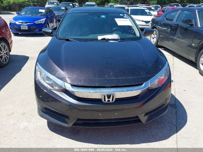 2018 Honda Civic Lx VIN: 19XFC2F57JE007892 Lot: 39591999