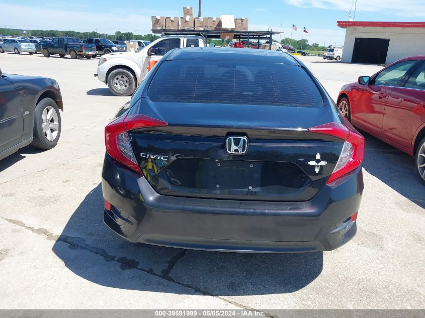2018 Honda Civic Lx VIN: 19XFC2F57JE007892 Lot: 39591999