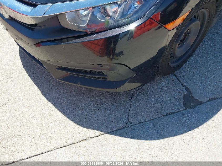 2018 Honda Civic Lx VIN: 19XFC2F57JE007892 Lot: 39591999