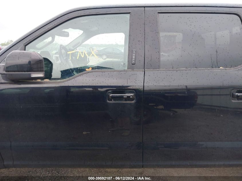 2019 Ford F-150 Lariat VIN: 1FTEW1E56KKE09156 Lot: 39592107