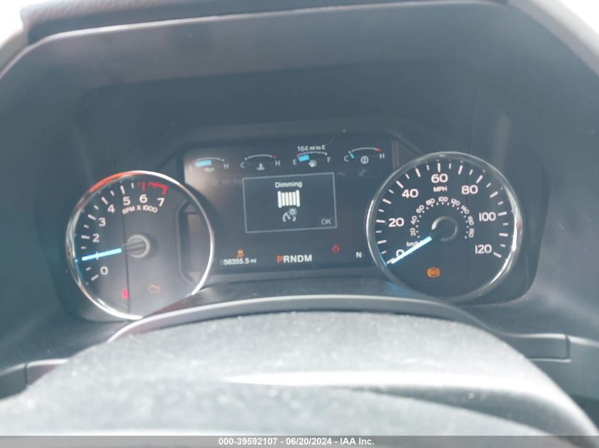 2019 Ford F-150 Lariat VIN: 1FTEW1E56KKE09156 Lot: 39592107