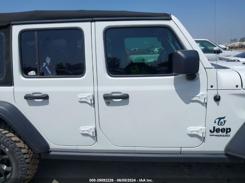 2021 Jeep Wrangler Unlimited Sport VIN: 1C4HJXDNXMW597742 Lot: 39592226