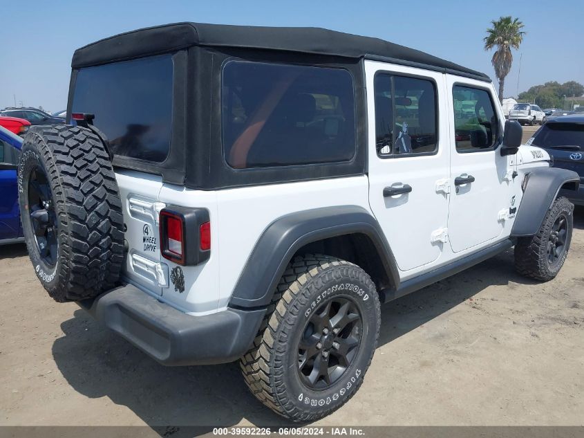 2021 Jeep Wrangler Unlimited Sport VIN: 1C4HJXDNXMW597742 Lot: 39592226