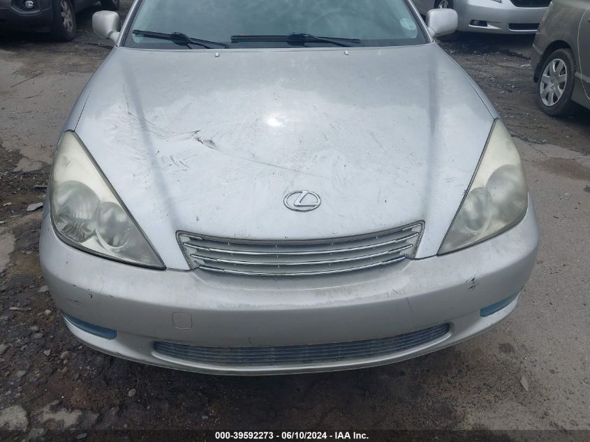 2003 Lexus Es 300 VIN: JTHBF30G530145558 Lot: 39592273