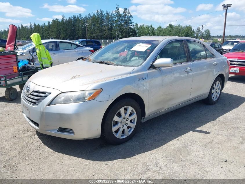 2007 Toyota Camry Hybrid VIN: JTNBB46K873044657 Lot: 39592299