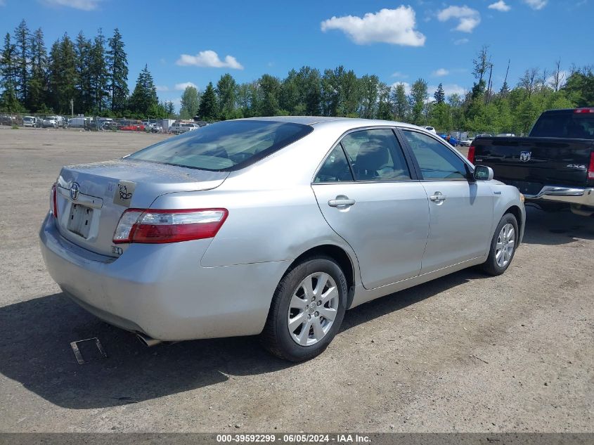 2007 Toyota Camry Hybrid VIN: JTNBB46K873044657 Lot: 39592299