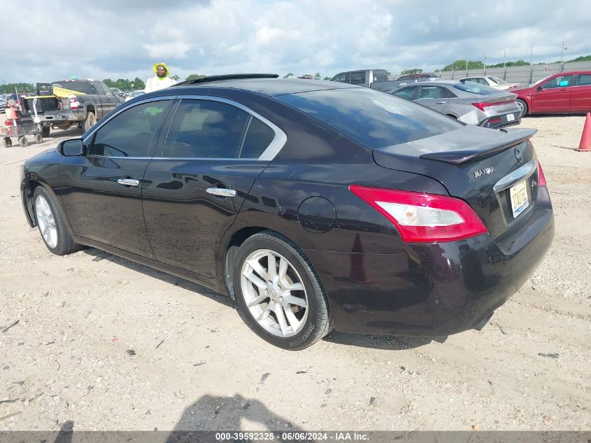 2010 Nissan Maxima 3.5 S VIN: 1N4AA5AP9AC861600 Lot: 39592325